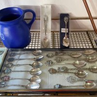 Колекция от сребърни лъжички, снимка 5 - Антикварни и старинни предмети - 40349363