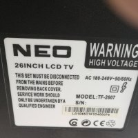 Телевизор NEO TF-2607  дефектна основна платка, снимка 1 - Телевизори - 40840219