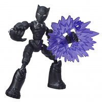 Разтягаща фигурка Black Panter - Bend & Flex / MARVEL  / Hasbro - 15 cm, снимка 2 - Фигурки - 35434211