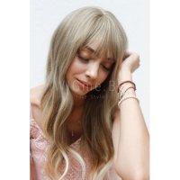 Дълга руса перука на вълни с бретон Шейла, снимка 3 - Аксесоари за коса - 30525814