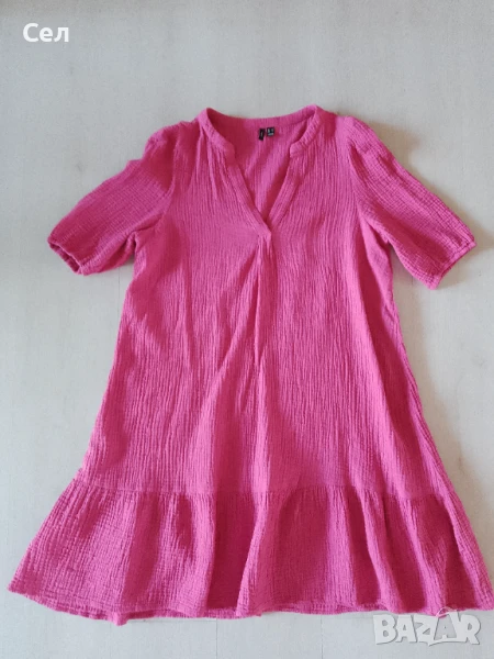 Розова ефирна рокля Vero Moda 38н, снимка 1