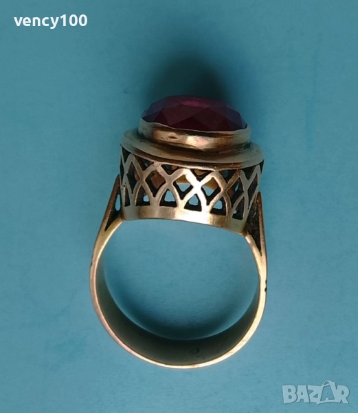 Дамски златен пръстен, снимка 1