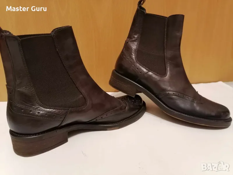 Дамски боти от естествена кожа - 37  номер, снимка 1