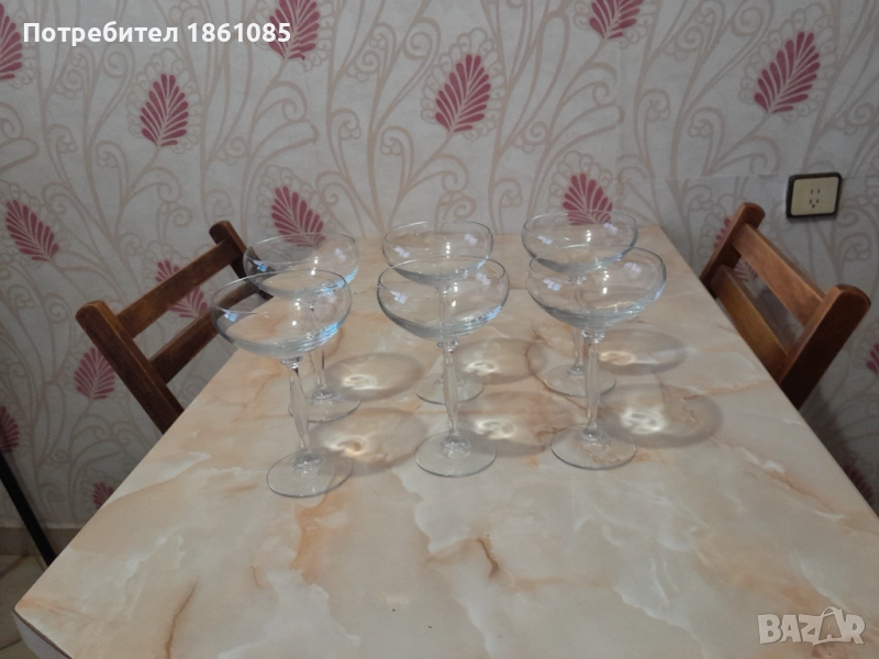 Комплект  стъклени чаши, снимка 1