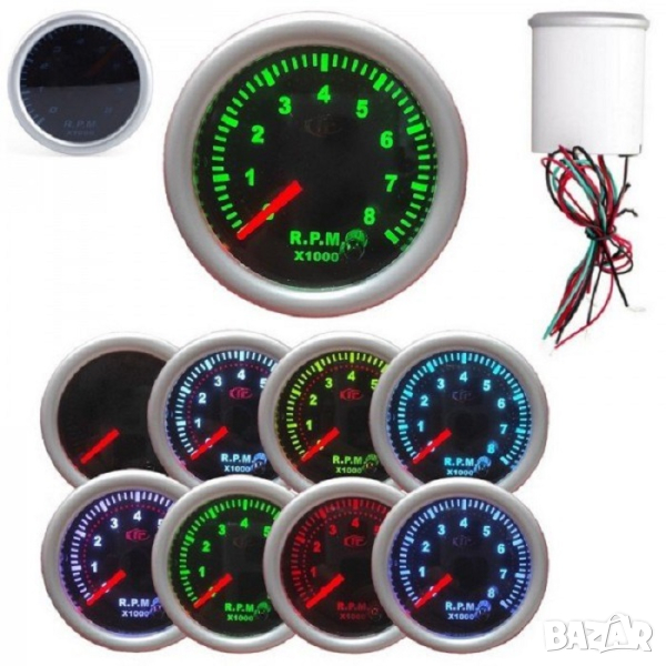 Оборотомер 8 цветен, снимка 1