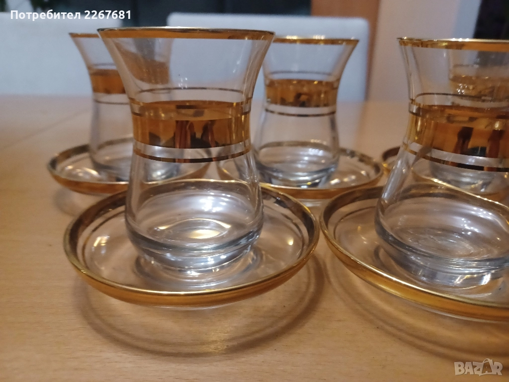 Турски сервиз за чай, снимка 1