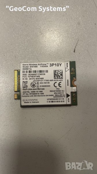 Dell Wireless 5811e 4G/LTE/GPS WWAN модул (3P10Y), снимка 1