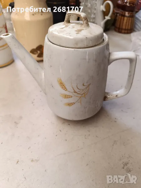 стара керамична кана , снимка 1