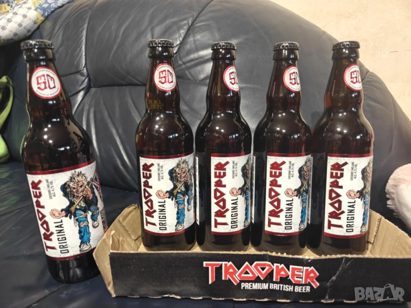 Iron Maiden The Trooper 50th Anniversary Beer Bottles , снимка 1