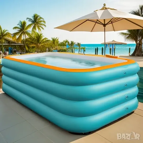 🌞Летен хит! НАДУВАЕМ БАСЕЙН с дебело PVC🌞, снимка 1