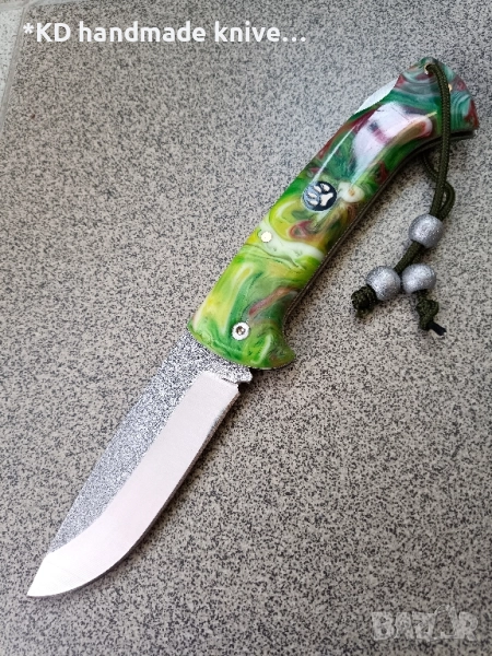 Сгъваем нож ръчно изработен , снимка 1