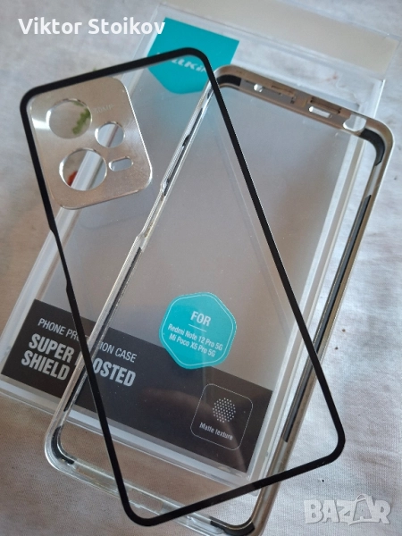 Стъклен калъф за Redmi Note 12 Pro , снимка 1