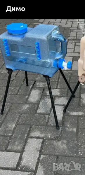 стойка за туба за вода,чешма,къмпинг,кемпер,палатка,риболов, снимка 1
