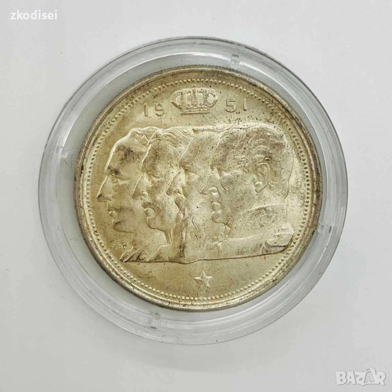 Сребърна монета 18гр. 835 100 франка, снимка 1