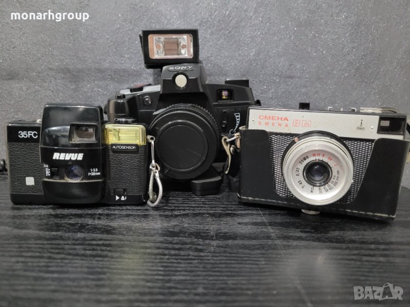 Фотоапарат Sony+Revue+Смена 8м+стойка, снимка 1