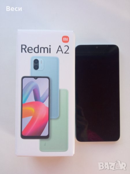 Телефон Redmi A2 black 3GB RAM 64GB ROM, снимка 1