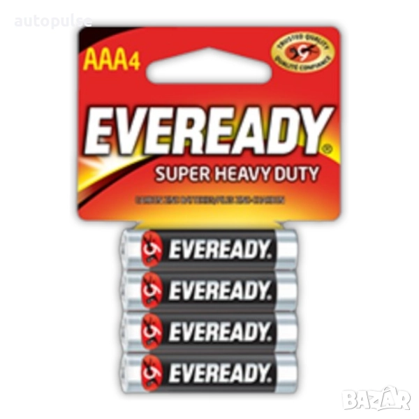 Батерии Eveready HD AAA 4 бр., снимка 1