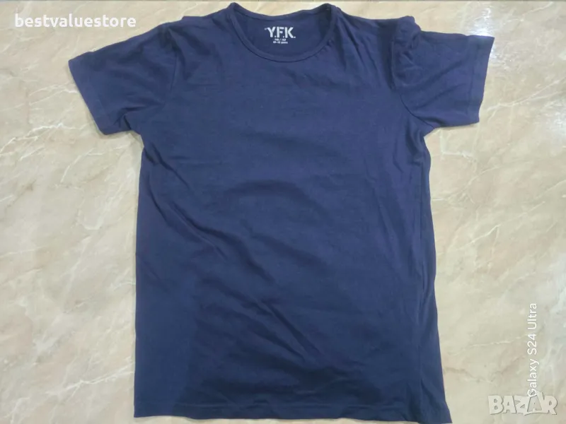 Yfk Тениска Тъмносиня Детска, снимка 1