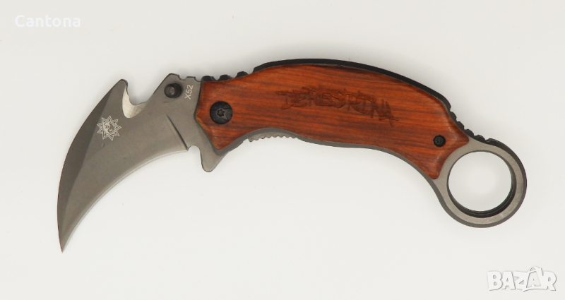 Тактически нож Карамбит DERESRINA X52 - 18см., снимка 1