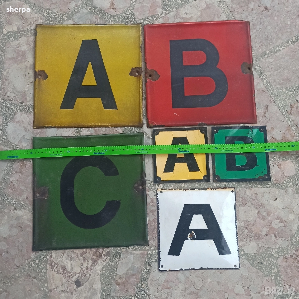 Емайлирани табели 3, снимка 1