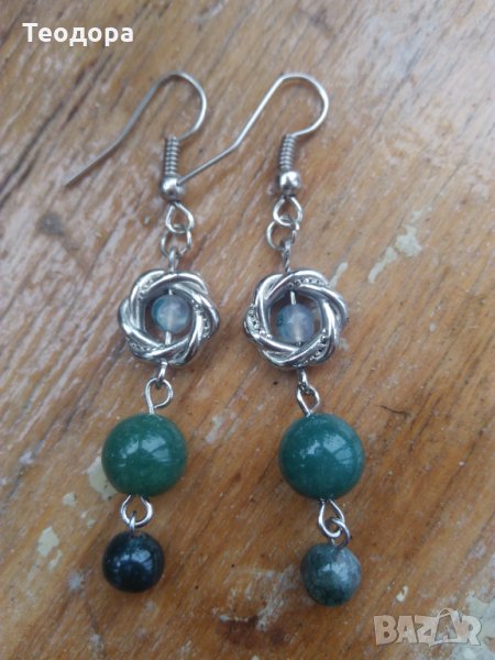 Дамски обеци "Яспис", снимка 1
