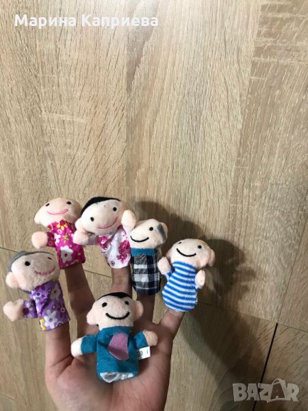 Нови 6 броя куклички за пръсти , снимка 1