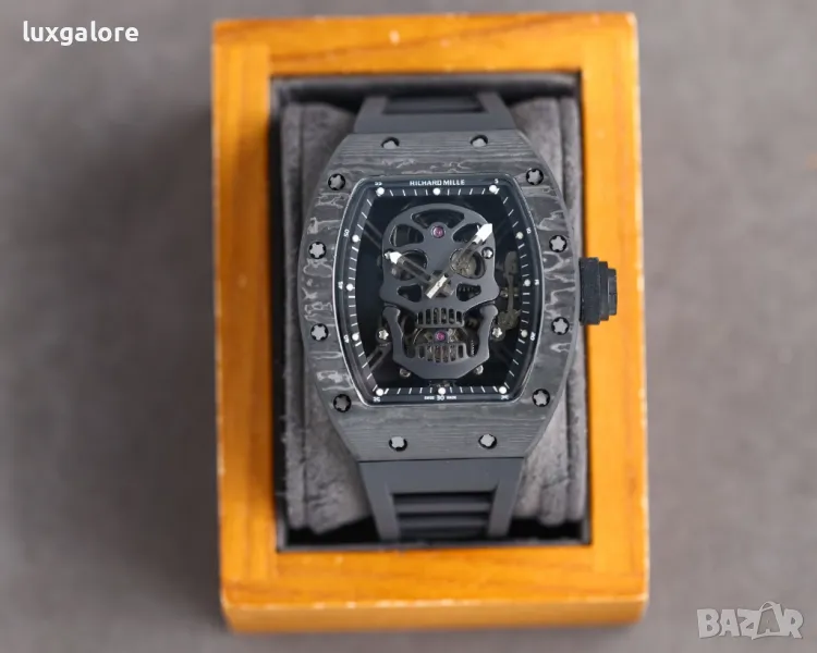 Мъжки часовник Richard Mille RM 052 Skull Tourbillon с автоматичен механизъм, снимка 1