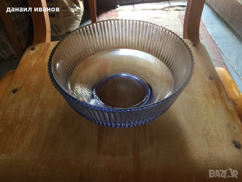 Релефна купа стъкло , снимка 1