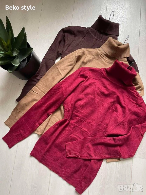 Дамска блуза с поло, снимка 1