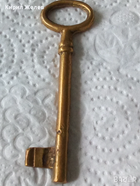 Стар рядък бронзов ключ 52527, снимка 1