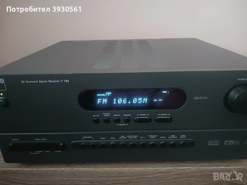 Ресиивер NAD 762 7.1 канала, снимка 1