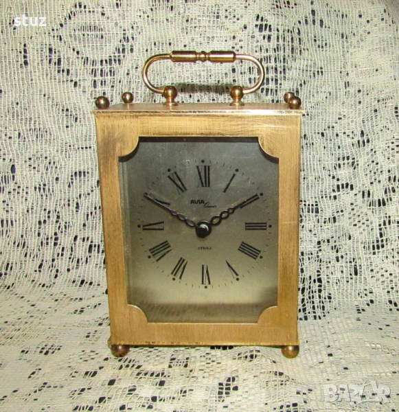 Английски настолен часовник Avia Strike с биене на кръгъл час, снимка 1