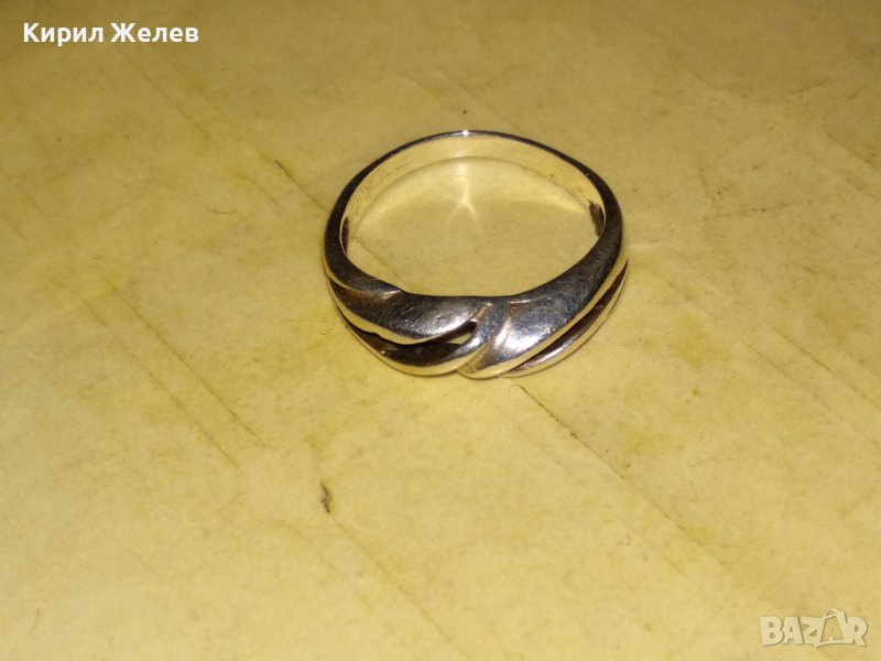 СТИЛНО ОРНАМЕНТИРАН СРЕБЪРЕН РЕТРО ПРЪСТЕН СРЕБРО 925 ПРОБА РЪЧНА ИЗРАБОТКА 37099, снимка 1