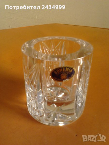 Продавам кристален свещник на БОХЕМИЯ., снимка 1