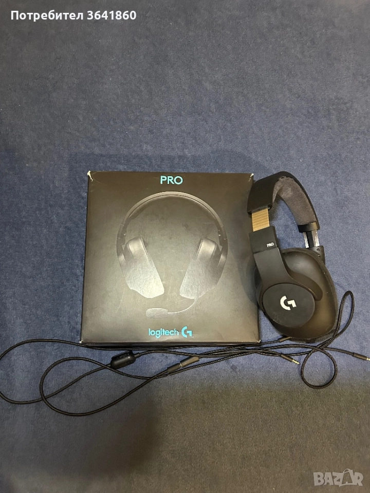 Гейминг слушалки Logitech Pro , снимка 1