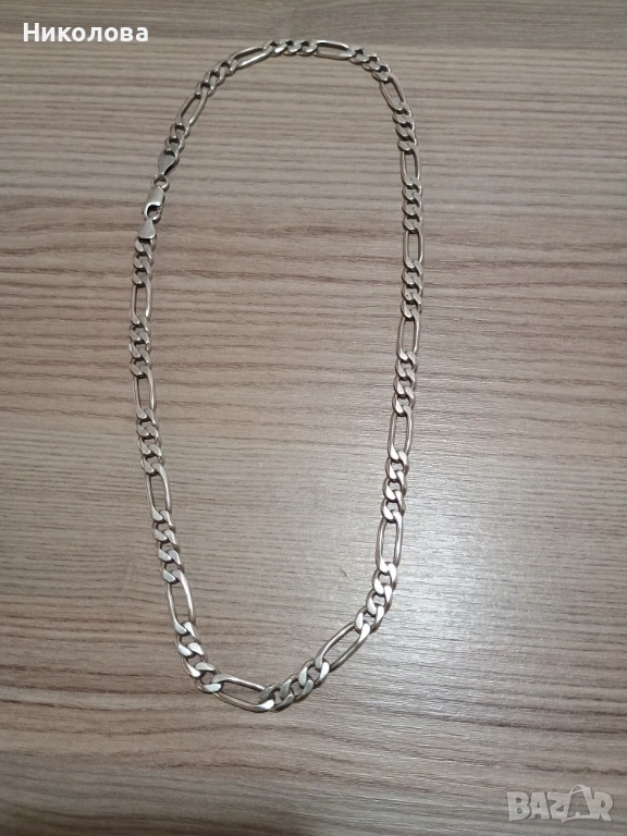 Масивен сребърен ланец проба 925, снимка 1