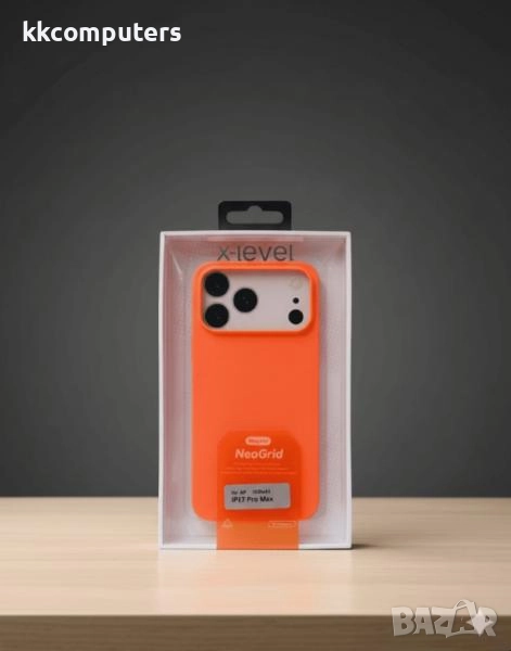 Калъф PVC X-Level NeoGrid MagSafe / Оранжев / за iPhone 17 Pro Max 6.9 Баркод : 3133409, снимка 1