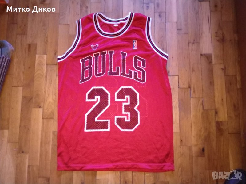 Michael Jordan Chicago Bulls №23 баскетболна тениска винтидж размер М, снимка 1