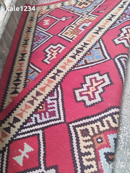 Чипровски килим. Пътека. Ръчно тъкан. Оригинал. Двулицев , снимка 1