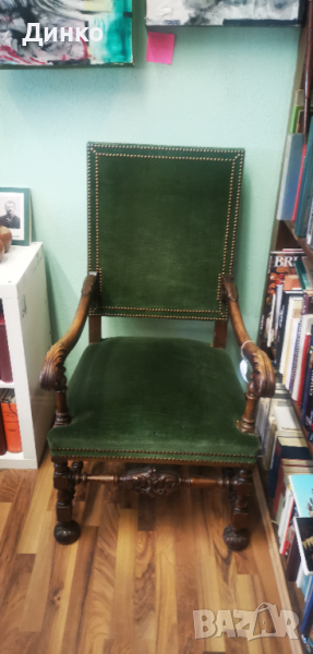 Стол, трон от19век  височина 141см. оригинал., снимка 1
