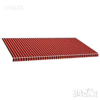 vidaXL Платнище за тента и сенник, оранжево и кафяво, 600x300 см（SKU:145727）, снимка 1