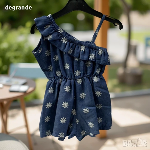 Гащеризон с бродирани цветчета, снимка 1