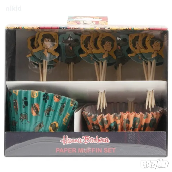 Скуби Ду Scooby Doo сет топери и кошнички капсули за мъфини , снимка 1