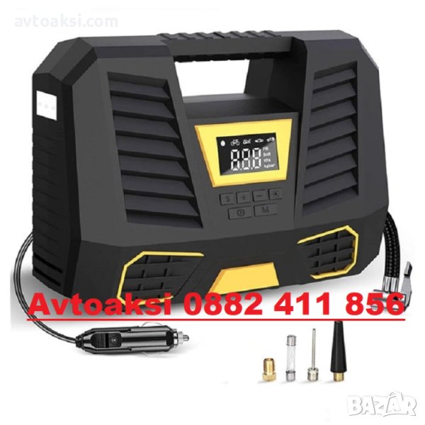КОМПРЕСОР ДИГИТАЛЕН ЗА ГУМИ 12V -26034, снимка 1