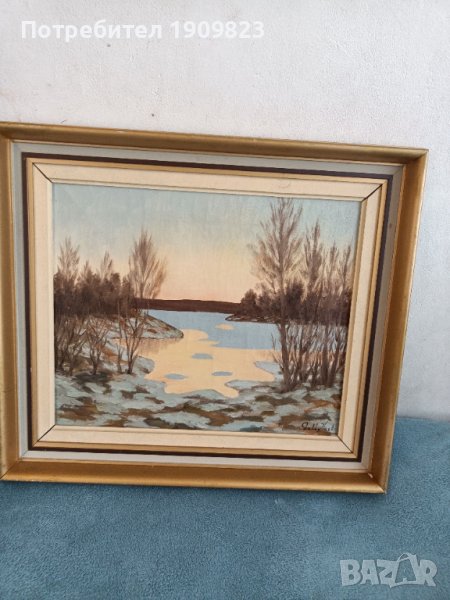 Стара маслена картина , снимка 1