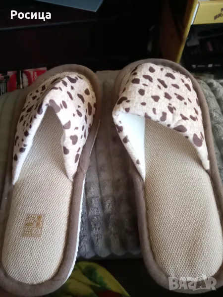 Дамски чехли пантофи 38-39 номер размер на стелката 24 см нови, снимка 1