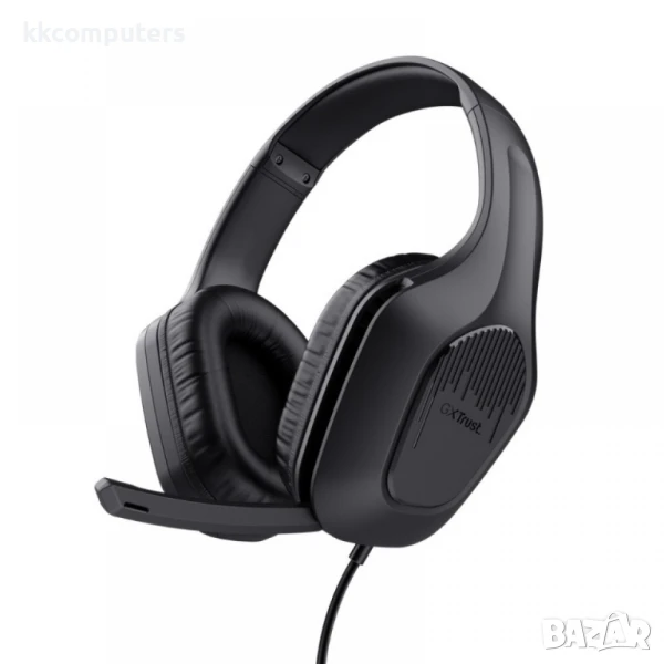 TRUST GXT415 Zirox Headset Black Геймърски слушалки, снимка 1