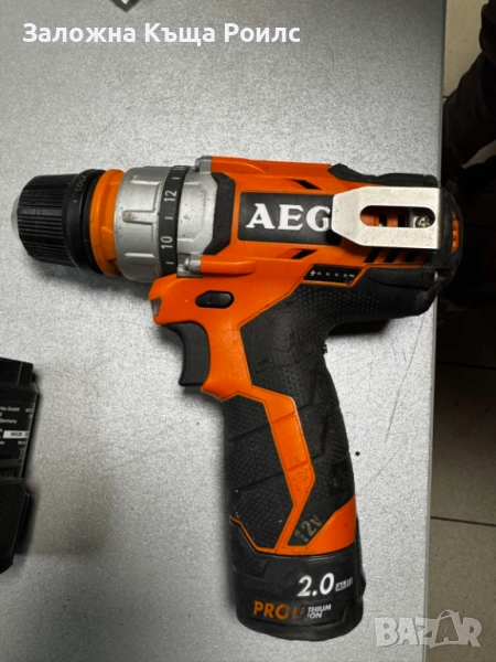 Акумулаторен винтоверт AEG, BBS 12C2, снимка 1