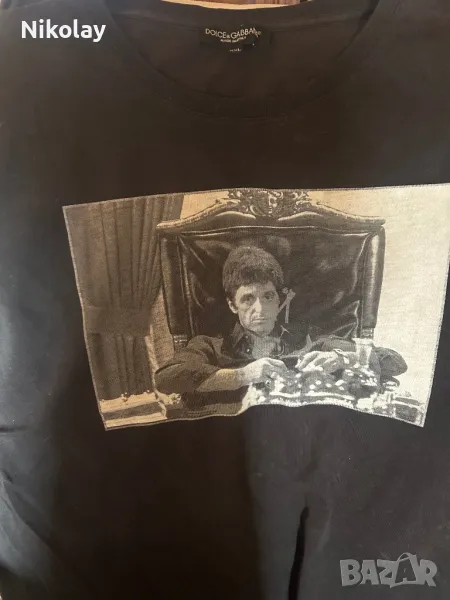 SCARFACE тениска 2XL Tony Montana Dolce & Gabbana, снимка 1