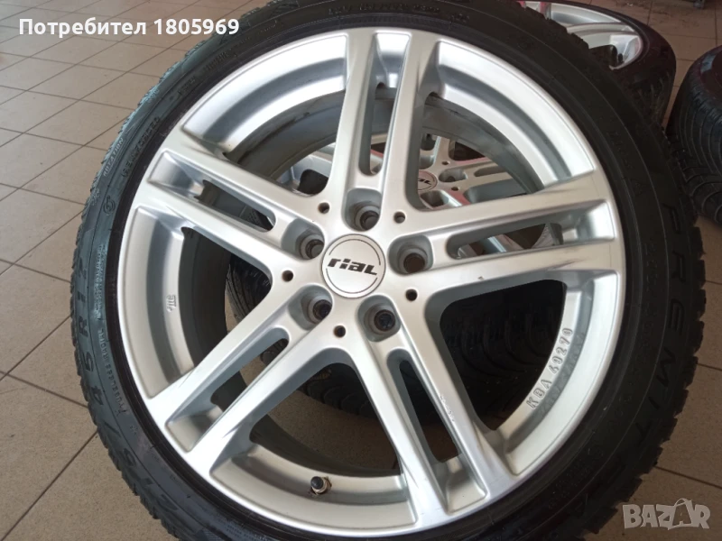 4бр. ал. джанти Rial (Germany) 5x108 , 7,5x 17 , ET47 , централен отвор 70,0мм (втулка 63,4мм), снимка 1